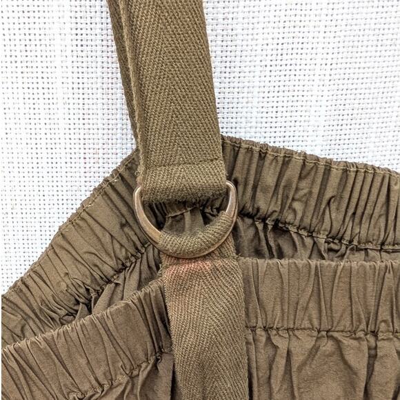 Ulla Johnson Olive Katrien Cotton Wide-Leg Gathered Sleeveless Jumpsuit, size 10 - Picture 8 of 14